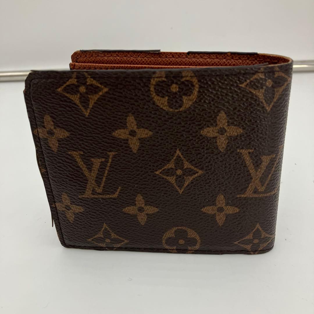 ルイヴィトン ポルトフォイユマルコ モノグラム 二つ折り財布