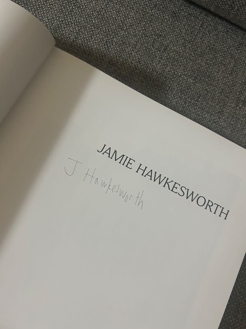 サイン本 THE BRITISH ISLES Jamie Hawkesworth