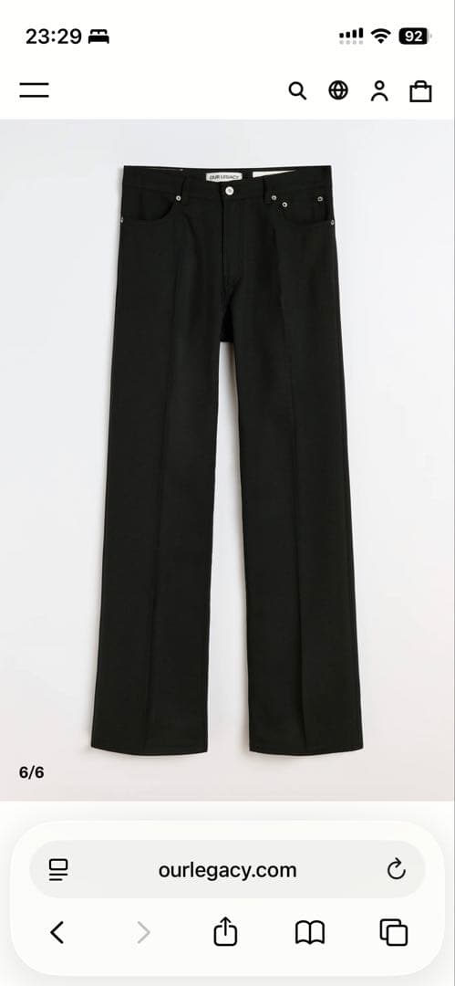 Our legacy CARLSON CUT サイズ28