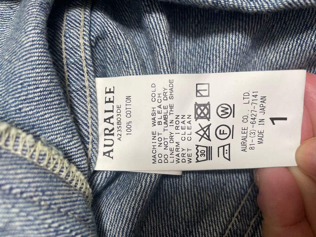 に*ぷ様 AURALEE DENIM BLOUSON
