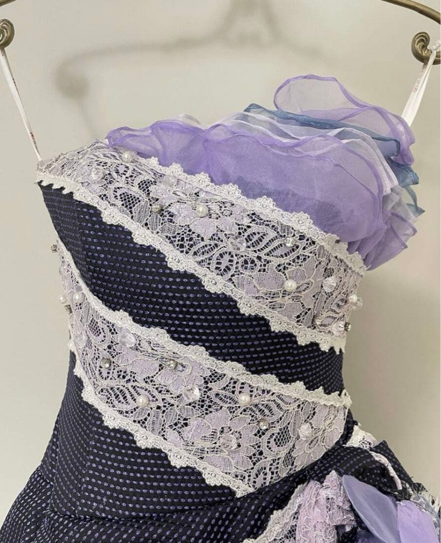 希少✨大人気✨上戸彩 AYA UETO カラードレス 7〜13号　披露宴 紫