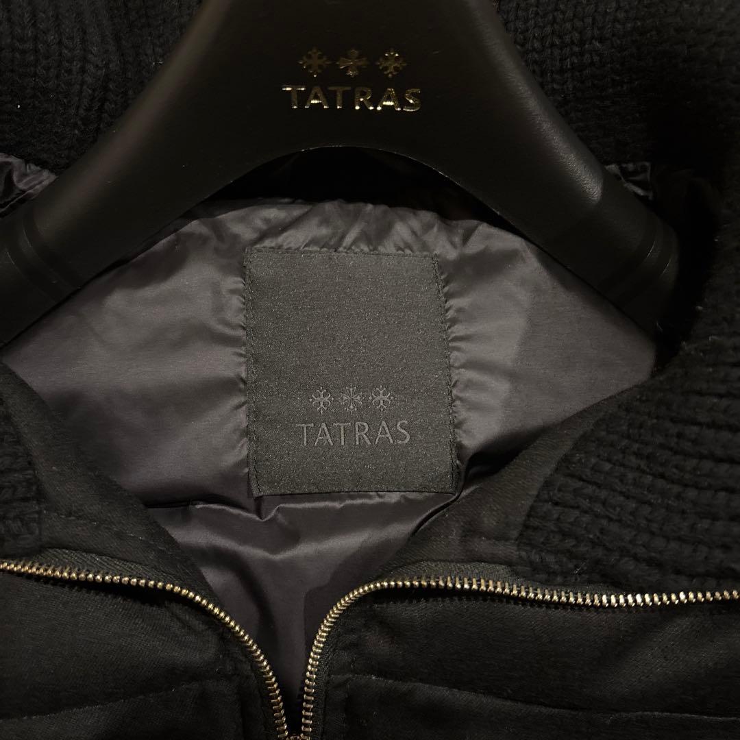 １６日まで値下げ！！ TATRAS ブラックダウンベスト ファー付き