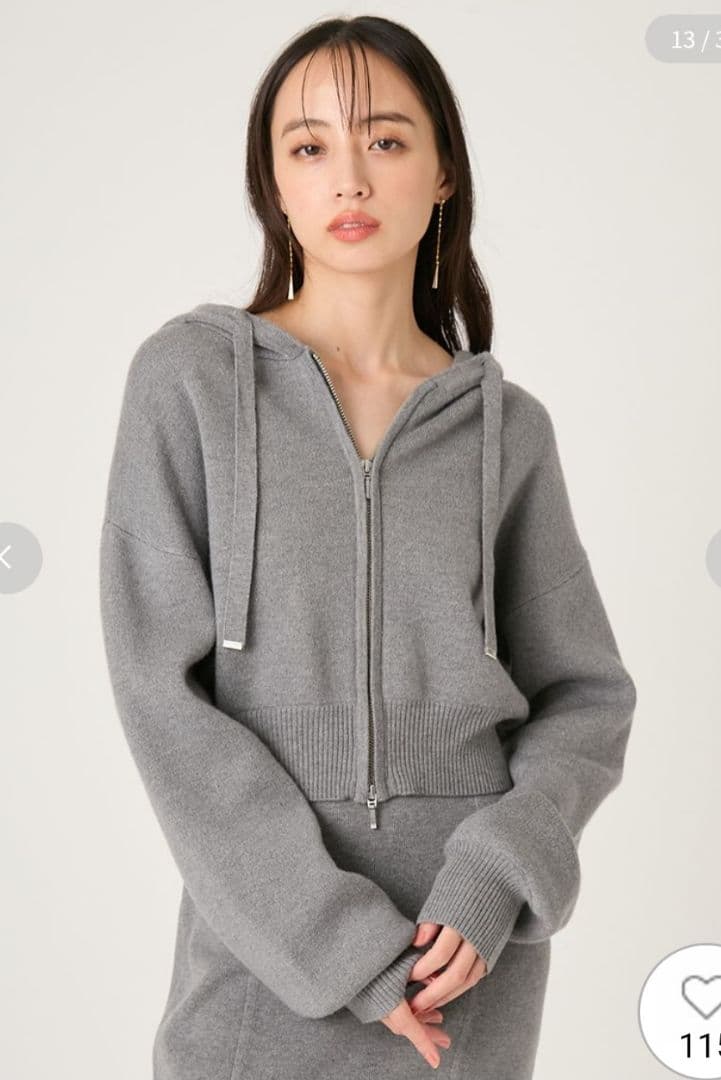 【FRAY I.D】ジップパーカ&キャミワンピースセット