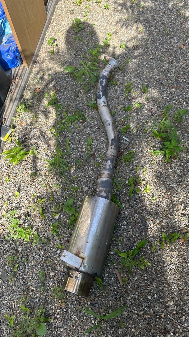 sus チェイサー GX100 リアマフラー 砲弾ストレート