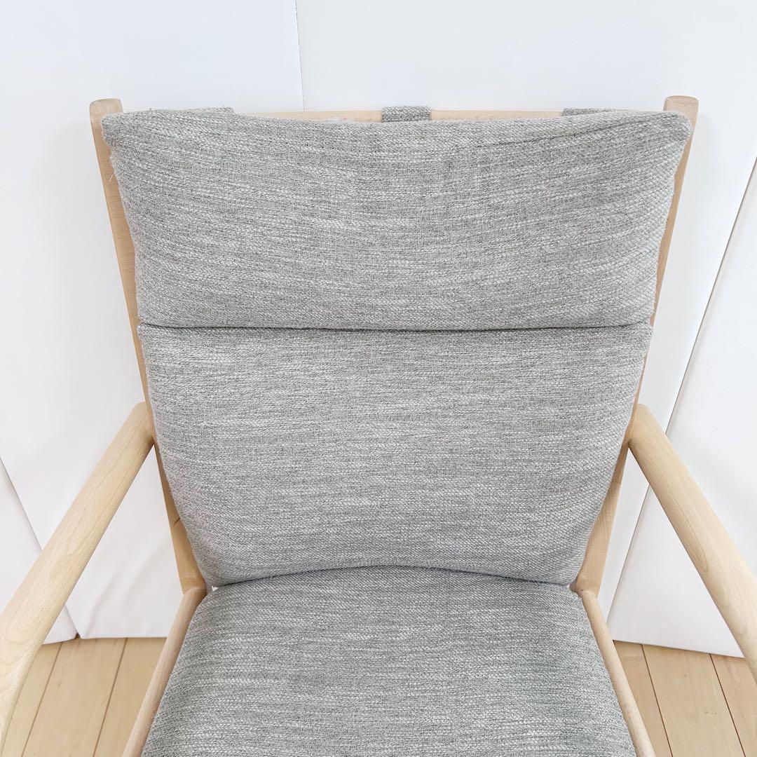 ニトリ Nコレクション C-27M 肘付き　天然木　アームチェア　ビーチ