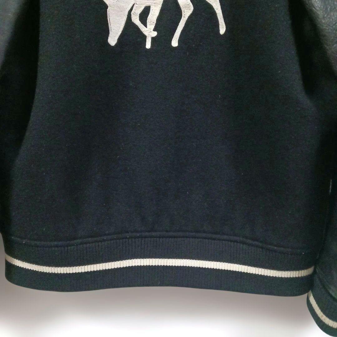 SCHOTT BROS ショット×ila 　ロゴ　刺繍　スタジャン　M