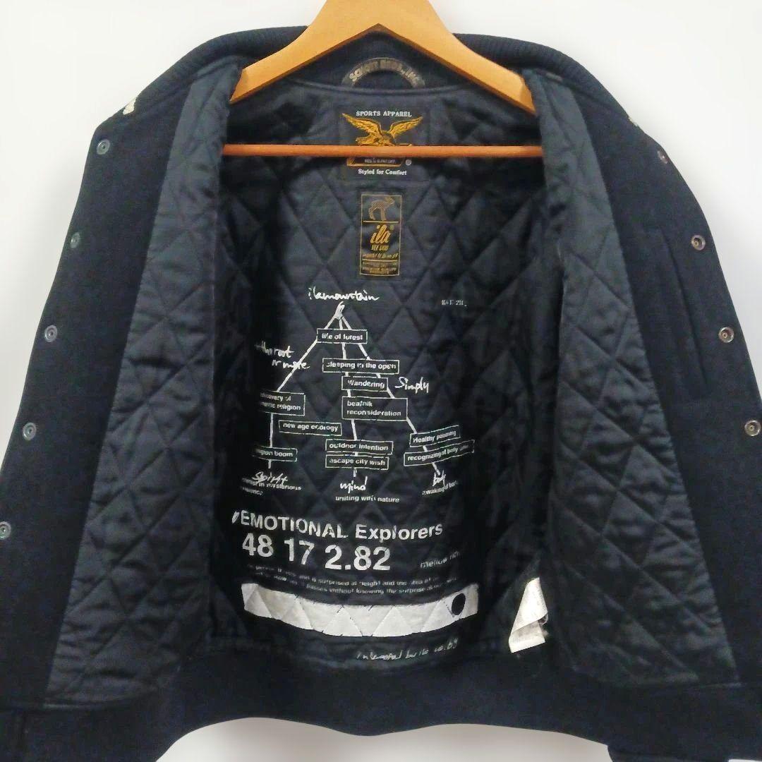 SCHOTT BROS ショット×ila 　ロゴ　刺繍　スタジャン　M