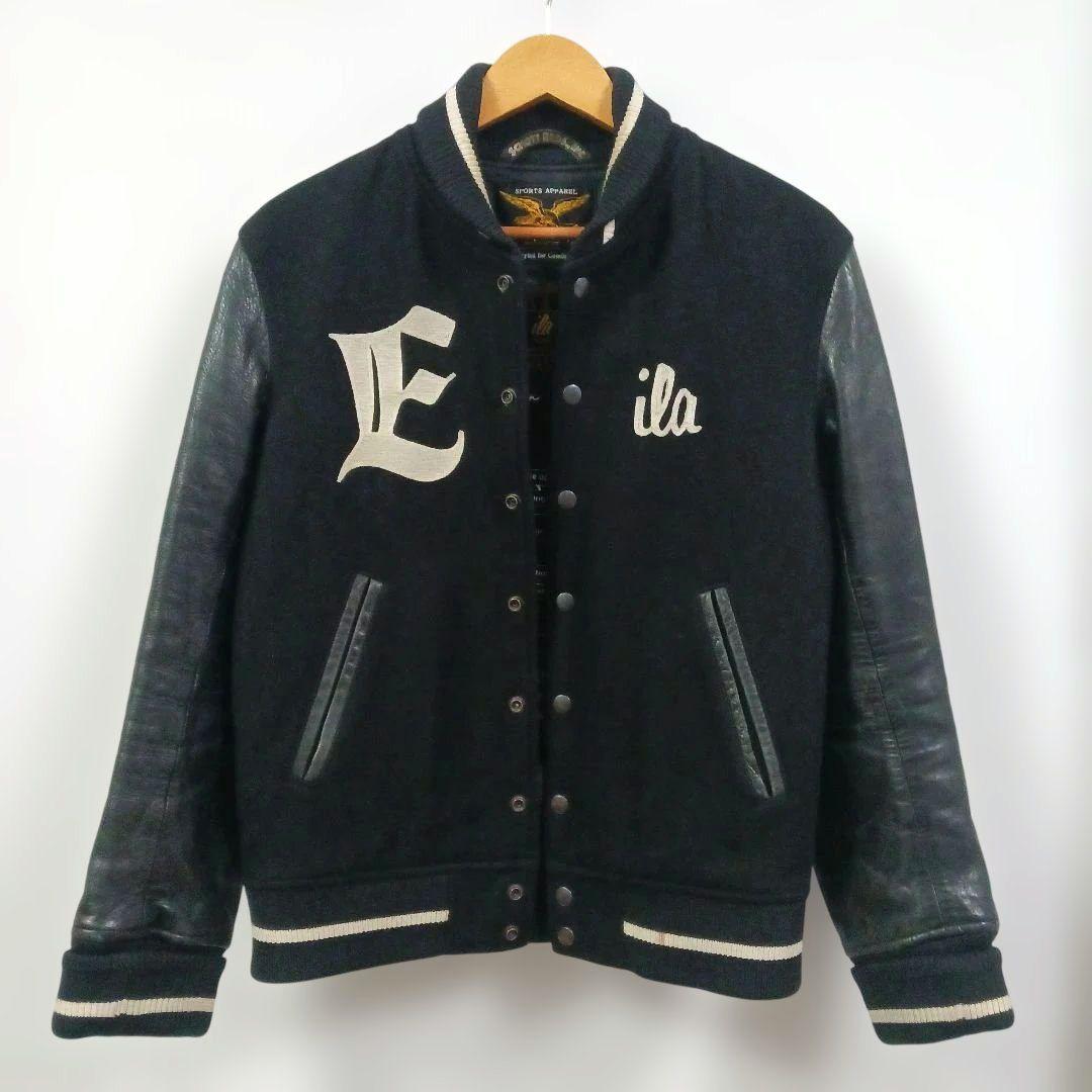 SCHOTT BROS ショット×ila 　ロゴ　刺繍　スタジャン　M