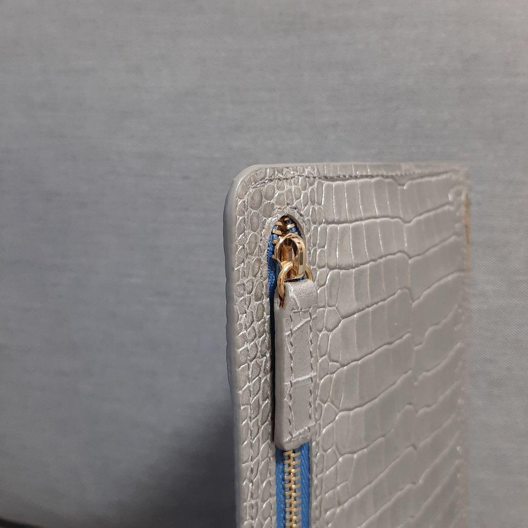 【新品未使用】SMYTHSON スマイソン マラ マルチジップケース シルバー