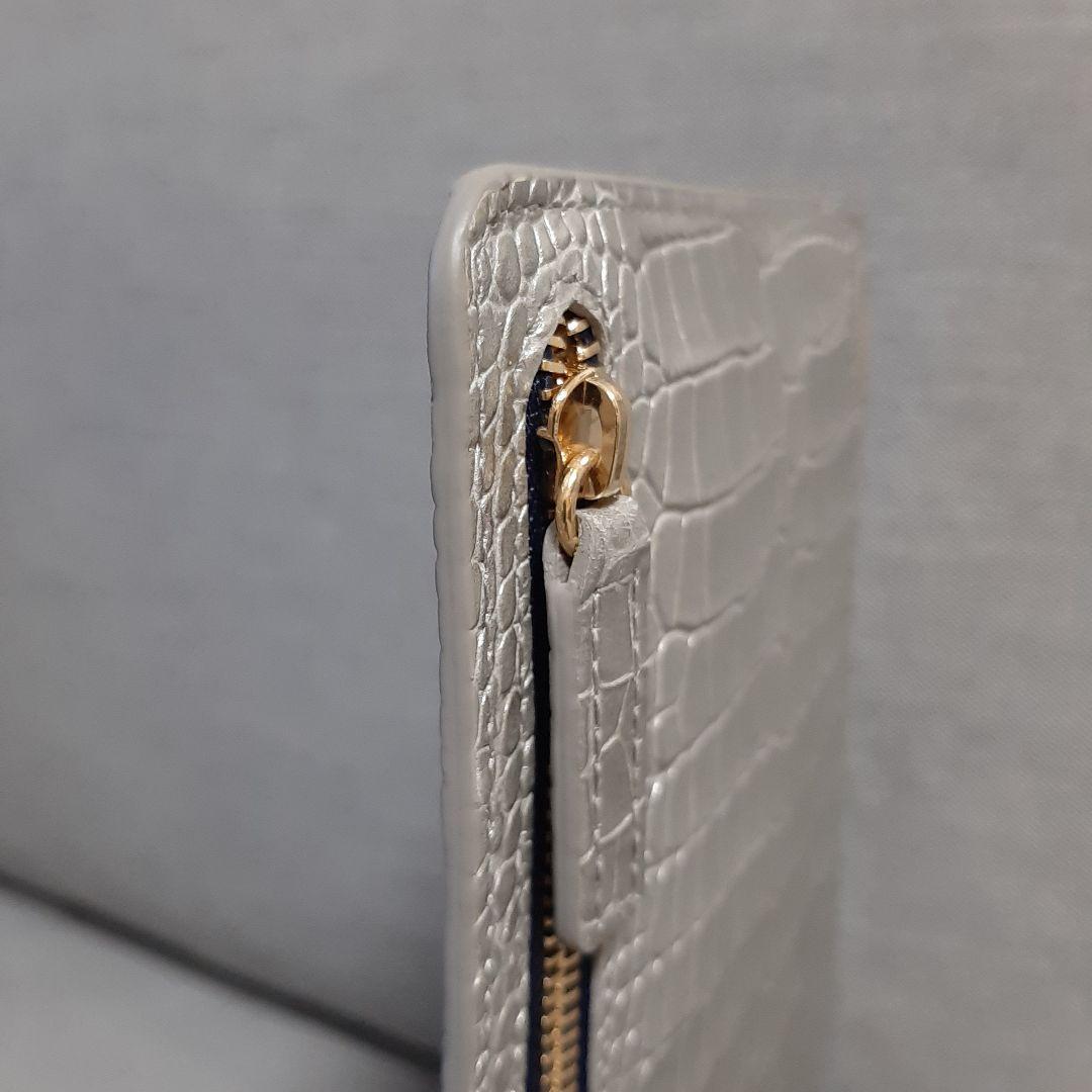 【新品未使用】SMYTHSON スマイソン マラ マルチジップケース シルバー