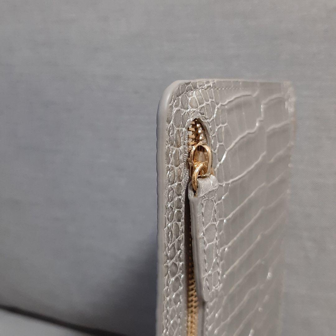 【新品未使用】SMYTHSON スマイソン マラ マルチジップケース シルバー