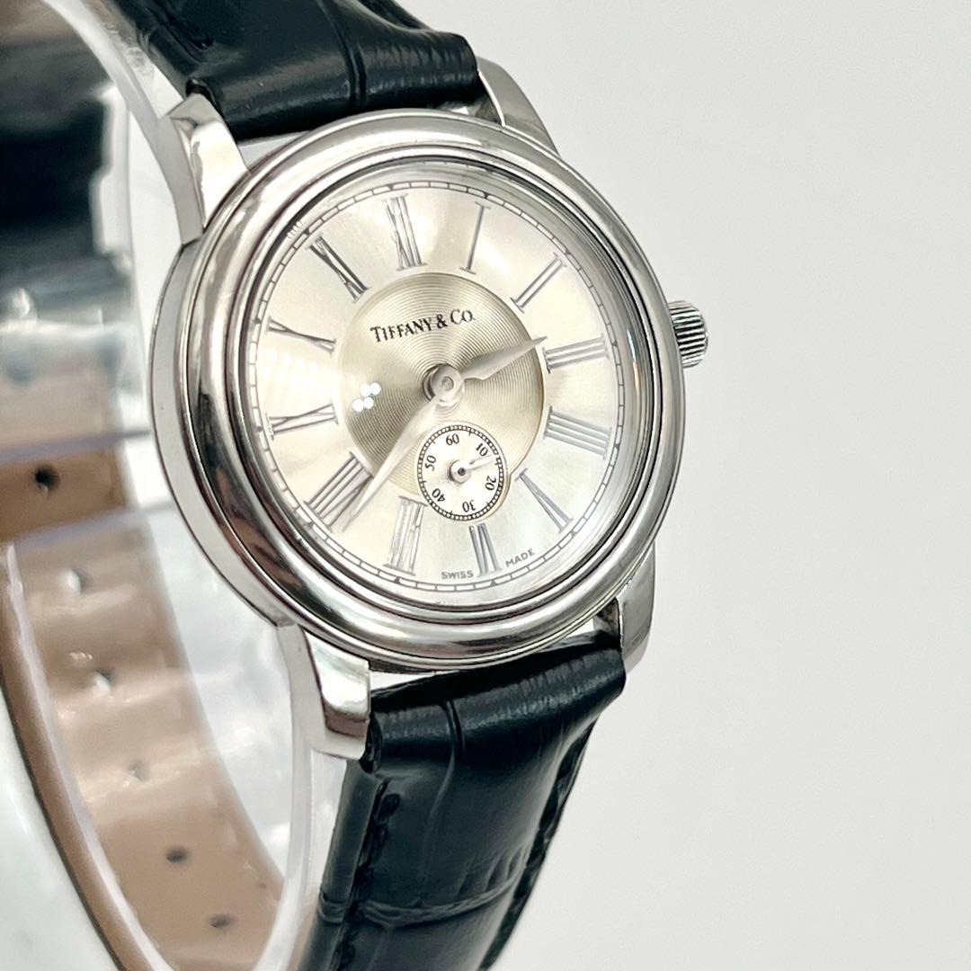 美品✨　新品ベルト　ティファニー　マークラウンド　スモセコ　ローマ　クラシック