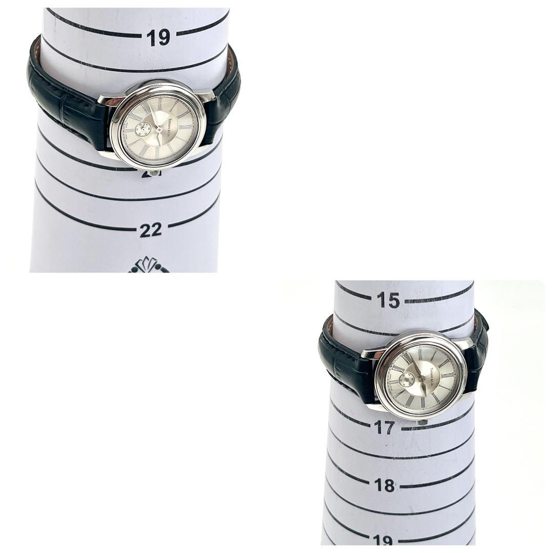 美品✨　新品ベルト　ティファニー　マークラウンド　スモセコ　ローマ　クラシック