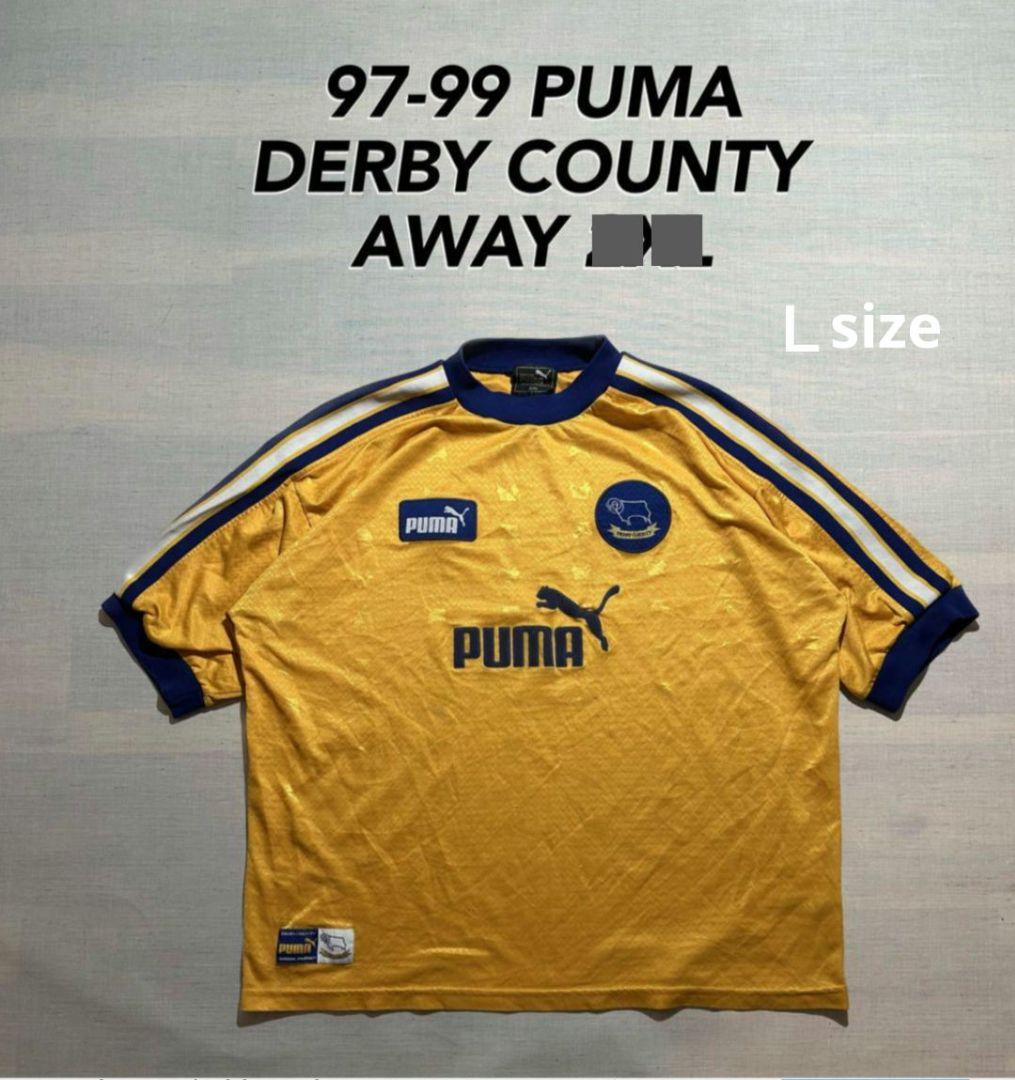 97-99 PUMA DERBY COUNTY アウェイサッカーユニフォーム