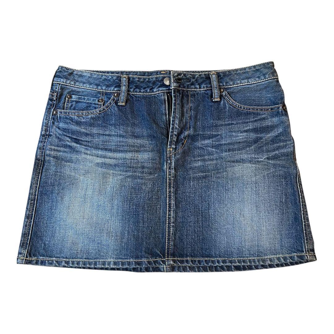 2点まとめ売り　MOMOTARO デニムミニスカート　30 used＋タグ付き