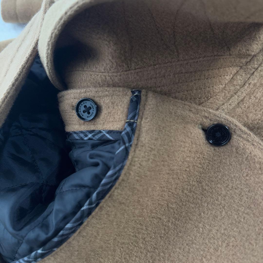 ヴィンテージ バーバリーブラックレーベル ダッフルコート フード付き 2way