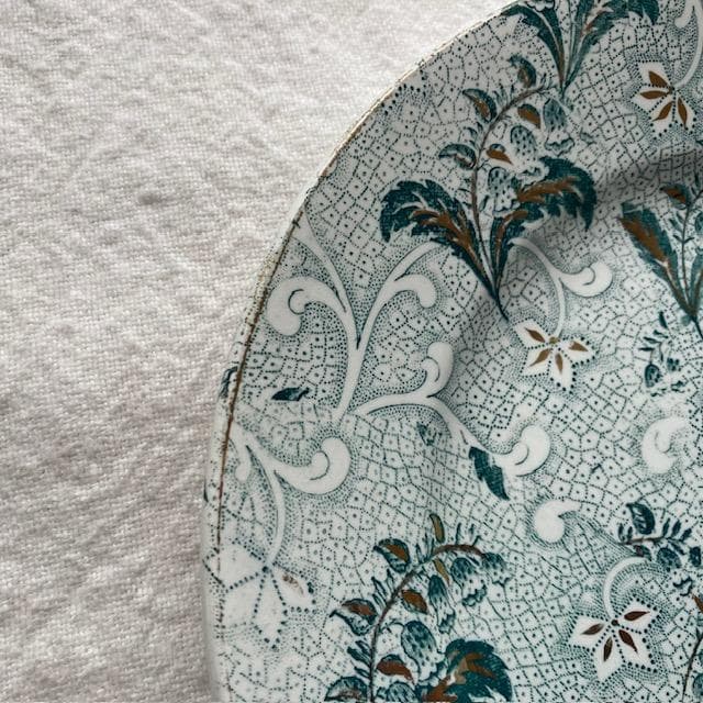 希少美品◆クレイユモントロー鈴蘭プレート金彩＃サルグミンヌジアンショワジールロワ