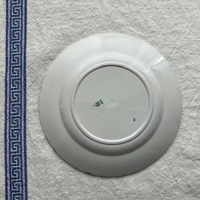 希少美品◆クレイユモントロー鈴蘭プレート金彩＃サルグミンヌジアンショワジールロワ