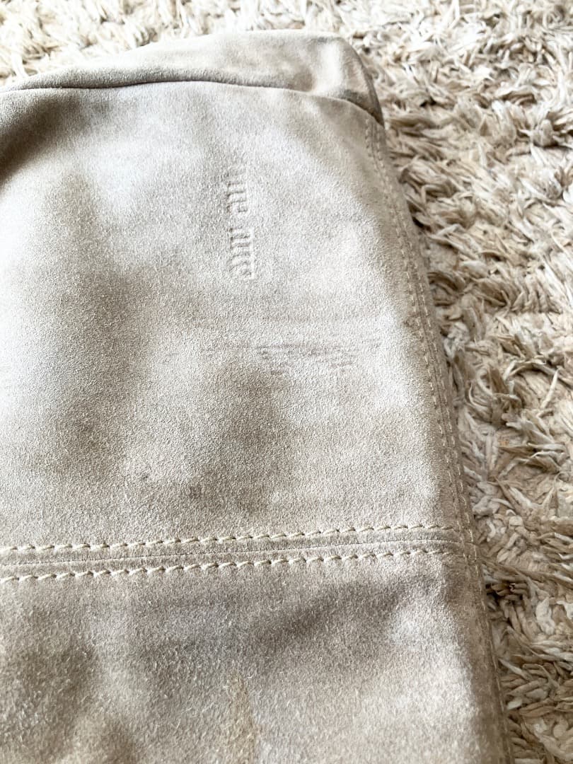 miu miu Vintage ミュウミュウ スウェード レザー バッグ