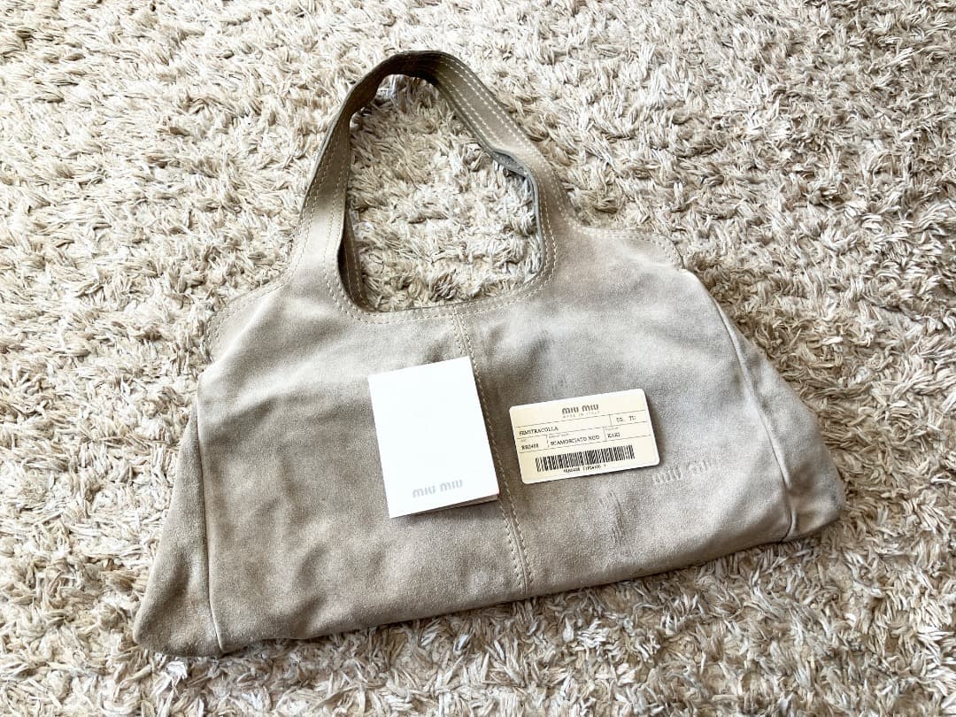 miu miu Vintage ミュウミュウ スウェード レザー バッグ