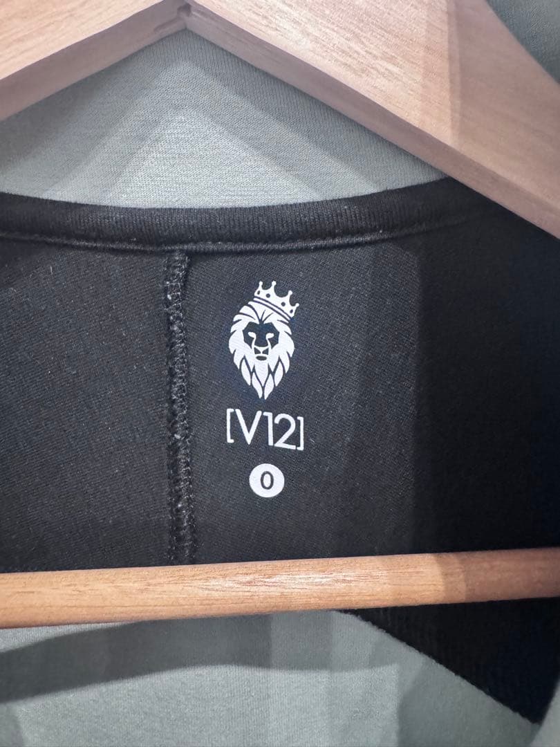 V12 ハーフジップ ゴルフジャケット グレー/ブラック