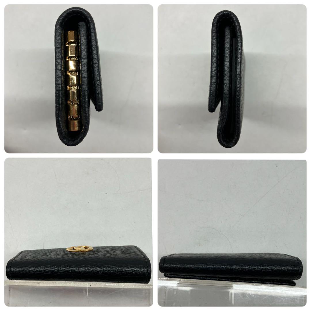 AS2516 GUCCI GCマーモントレザー　6連キーケース