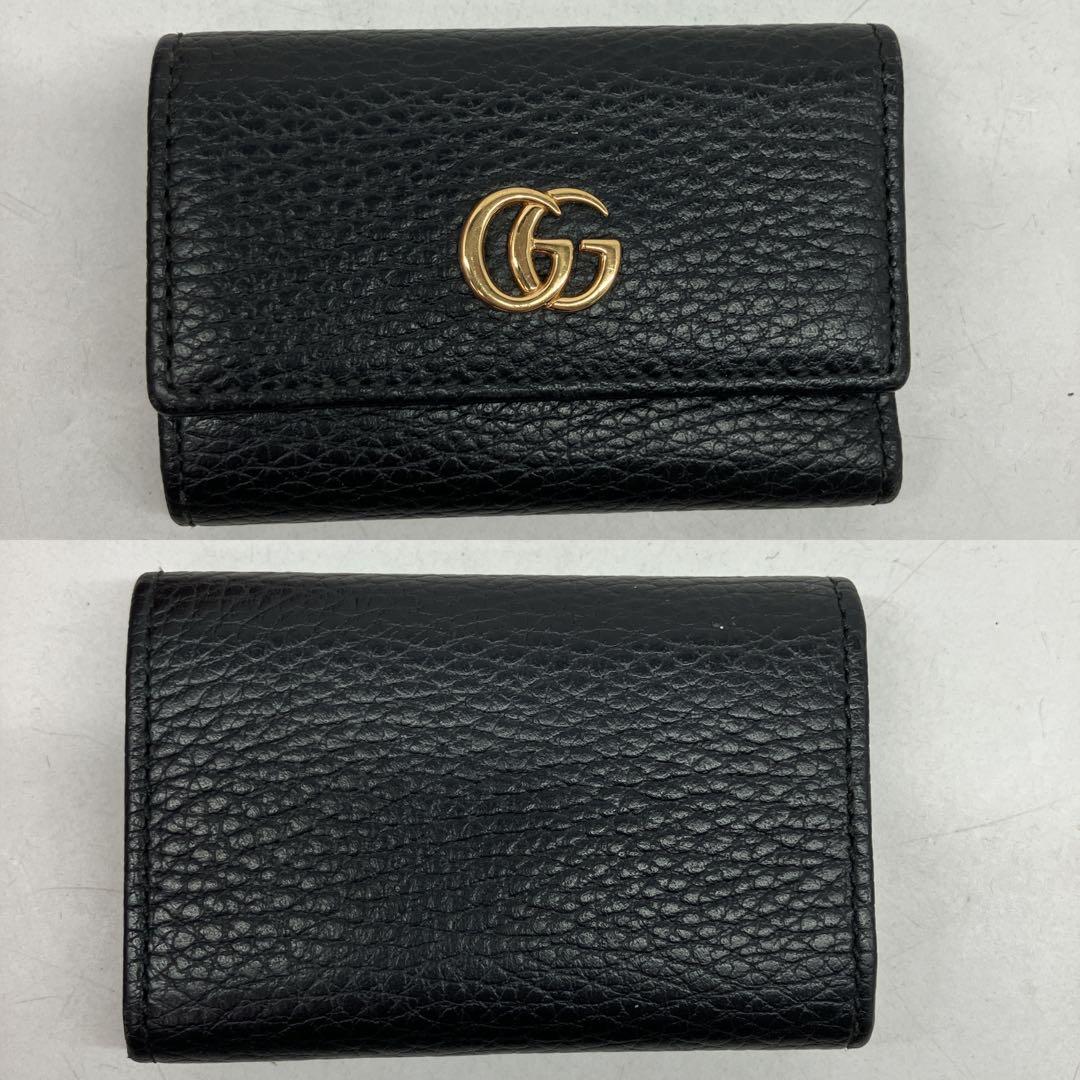 AS2516 GUCCI GCマーモントレザー　6連キーケース