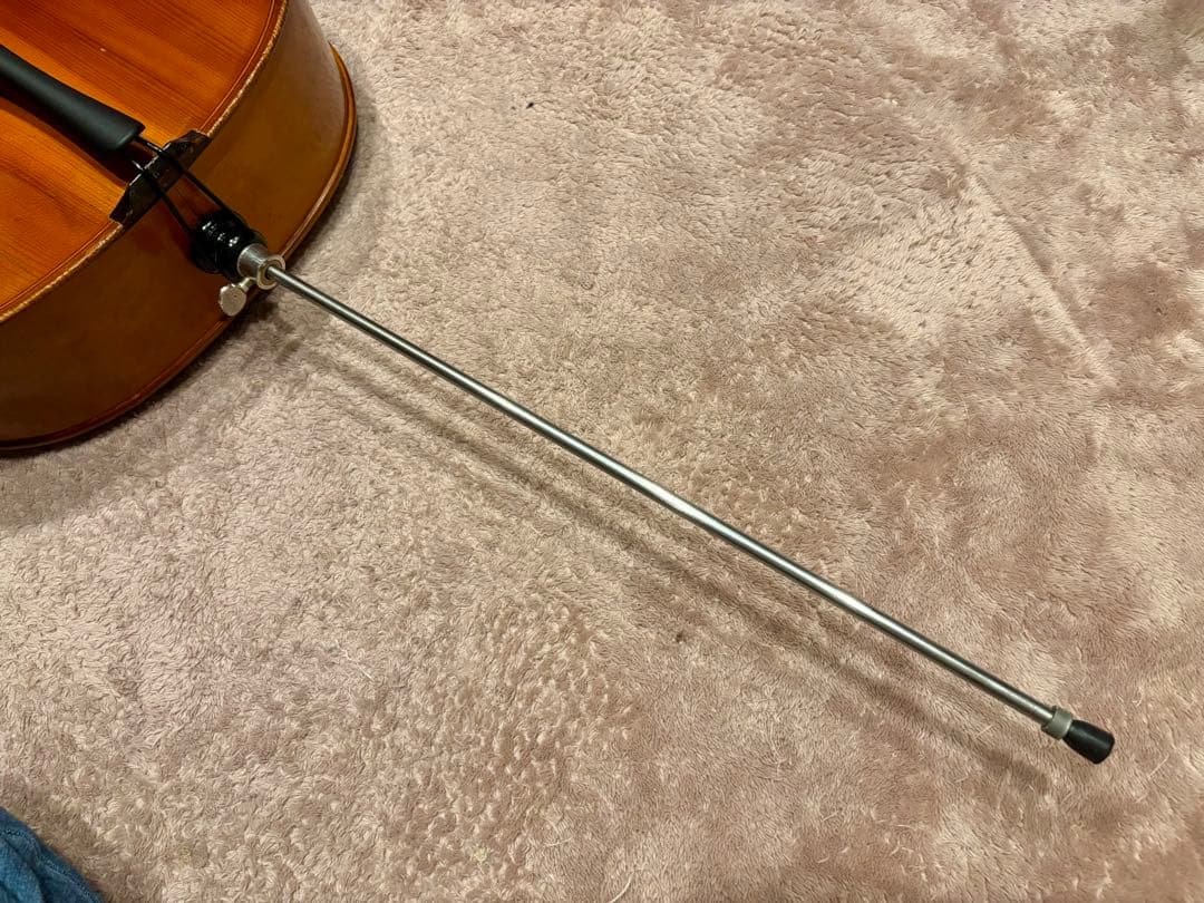 1/2 チェロ 木曽スズキ 1978 ほぼ新品ケース 弦交換済み カーボン弓