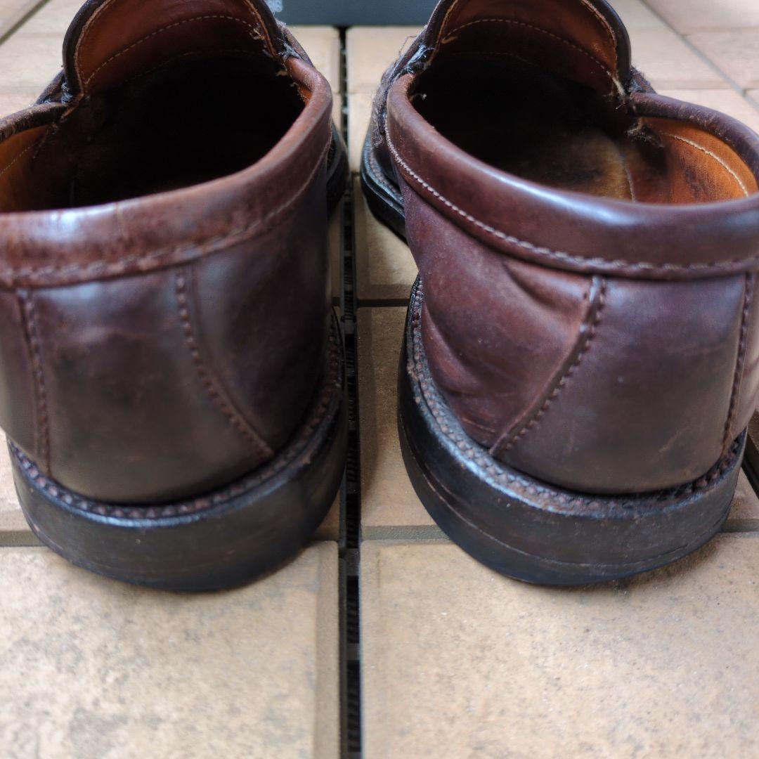 Alden 986 コードバン バーガンディ 7D ペニーローファー USA製