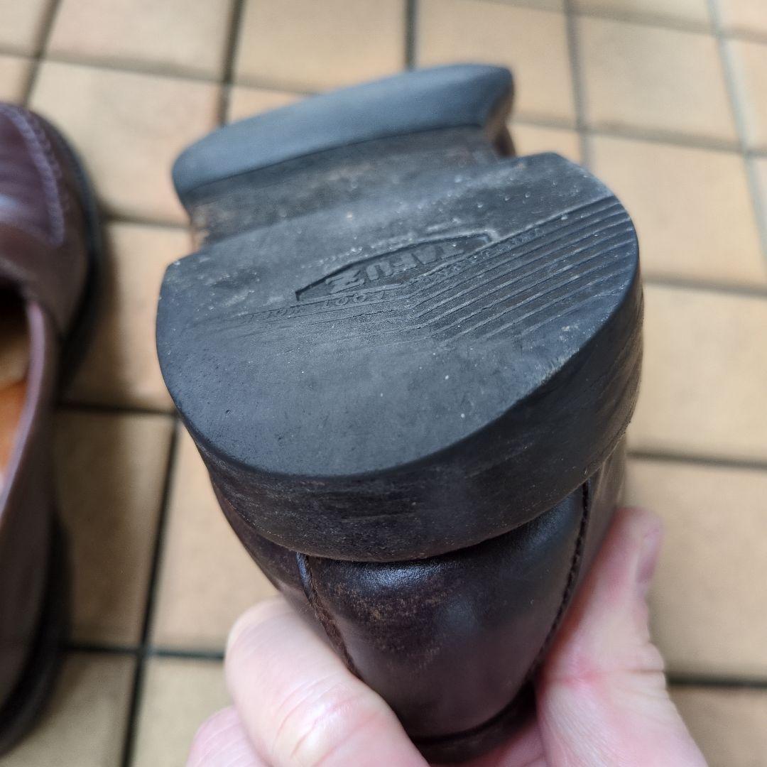 Alden 986 コードバン バーガンディ 7D ペニーローファー USA製