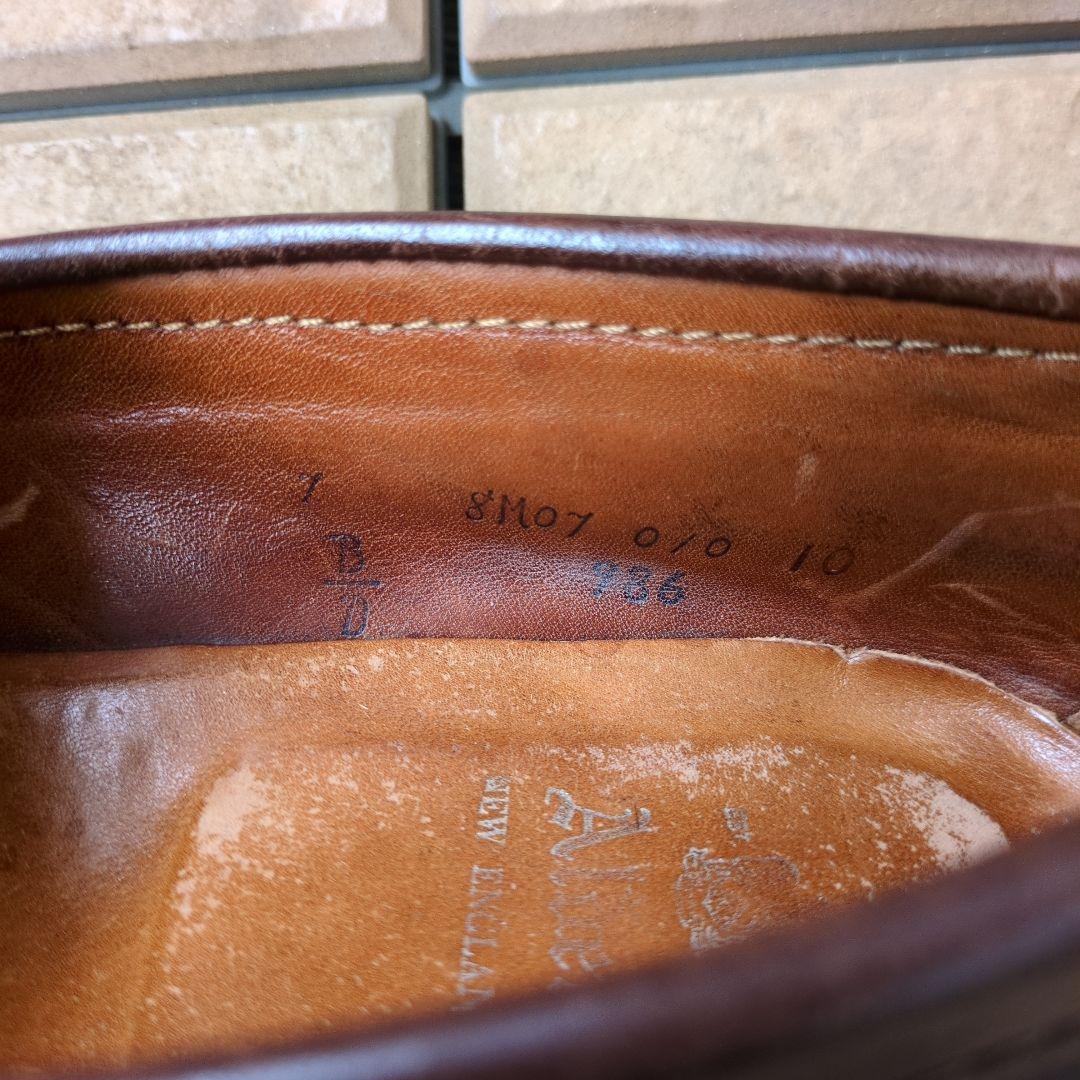 Alden 986 コードバン バーガンディ 7D ペニーローファー USA製