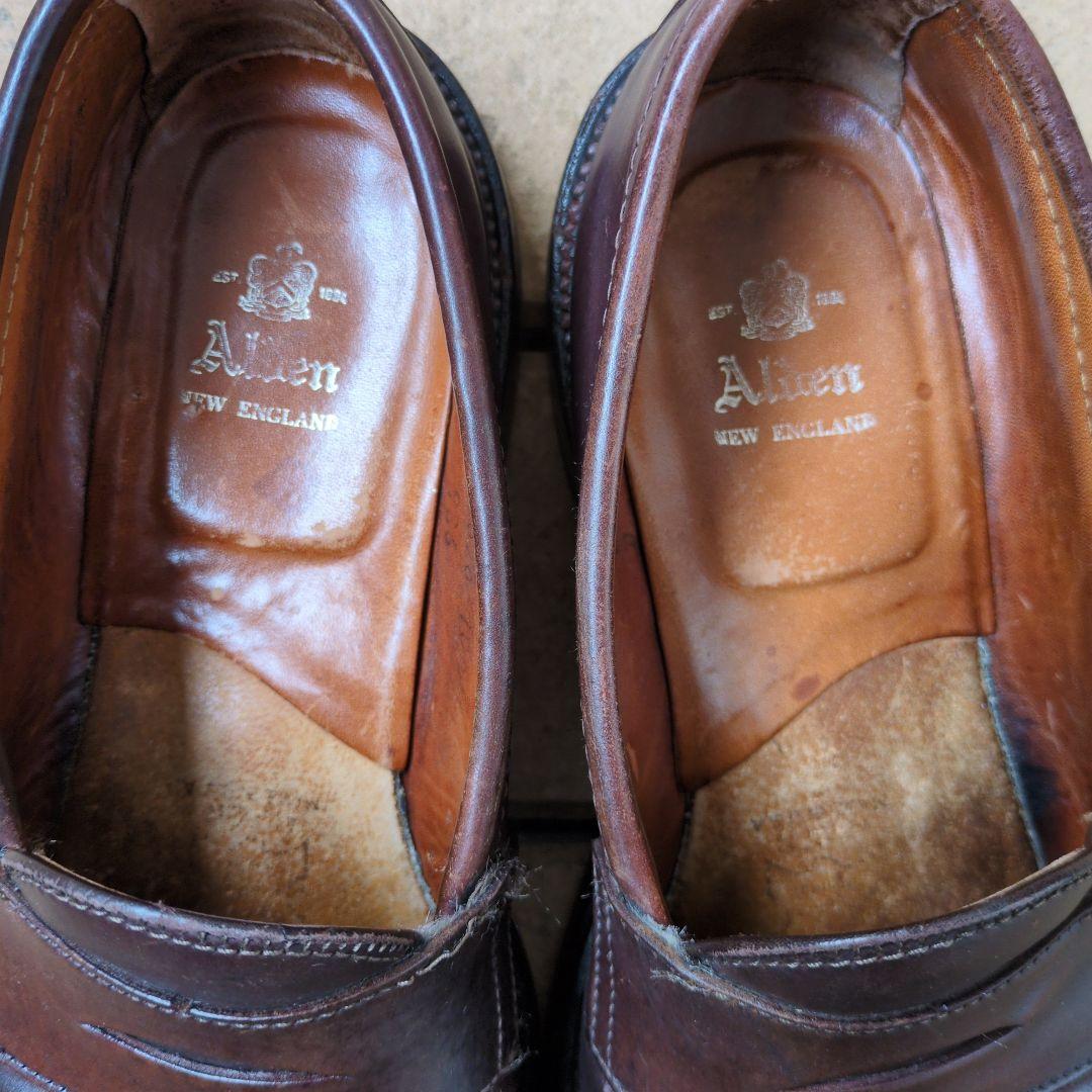 Alden 986 コードバン バーガンディ 7D ペニーローファー USA製