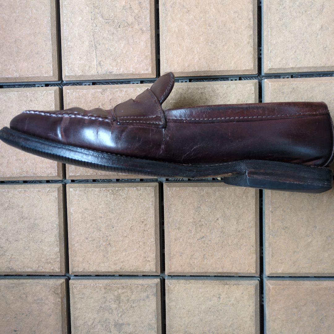 Alden 986 コードバン バーガンディ 7D ペニーローファー USA製