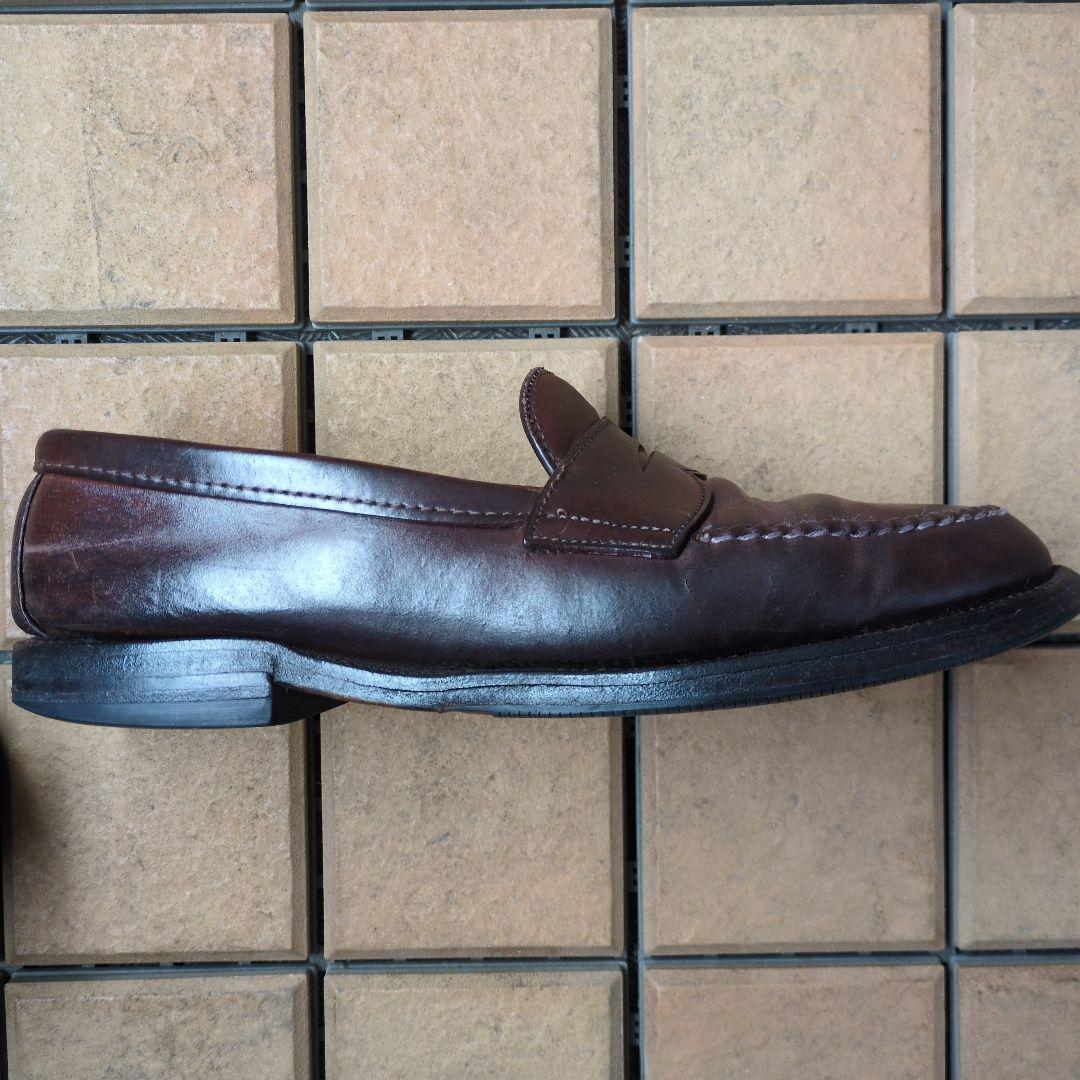 Alden 986 コードバン バーガンディ 7D ペニーローファー USA製