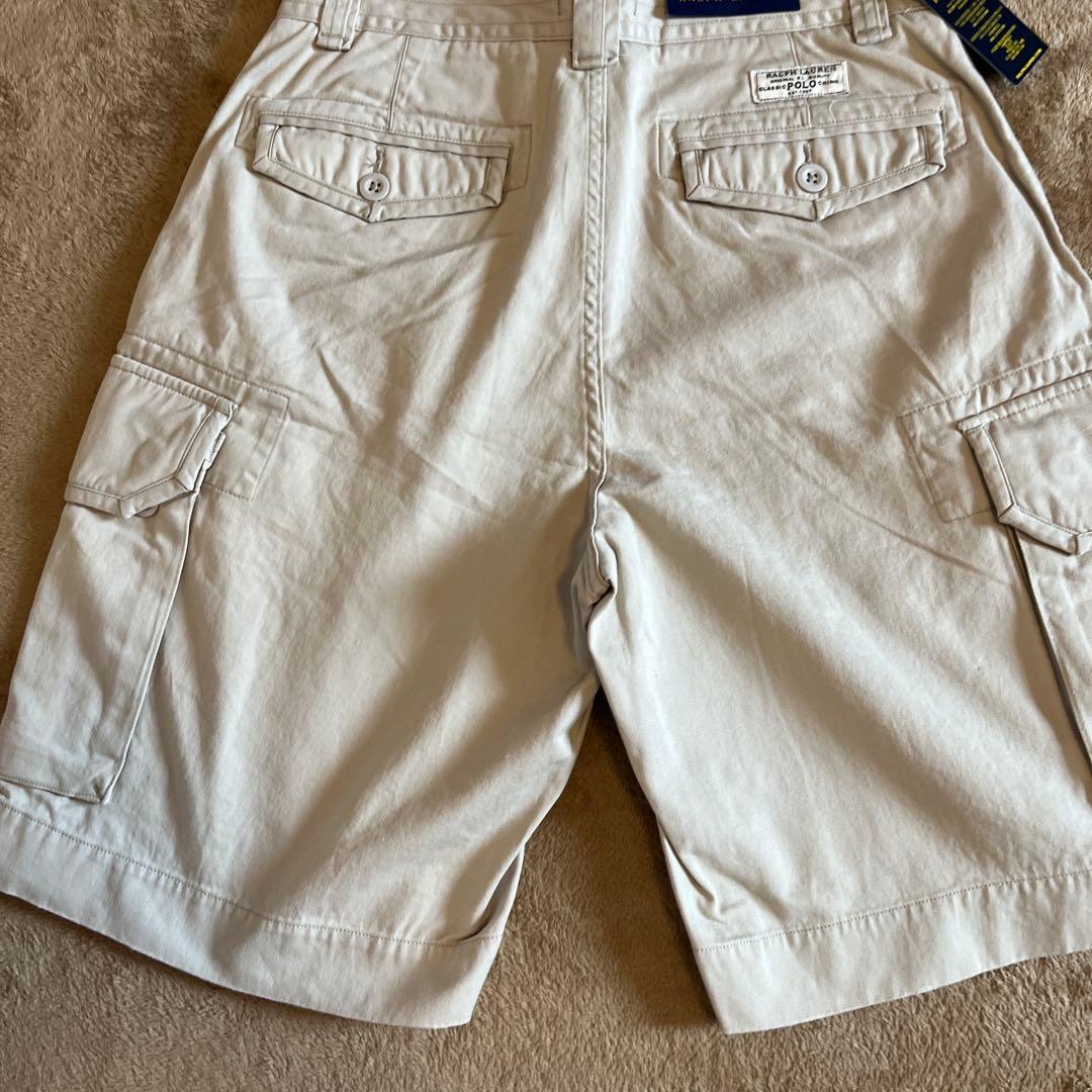 POLO ベージュ カーゴショートパンツ ウエスト 30
