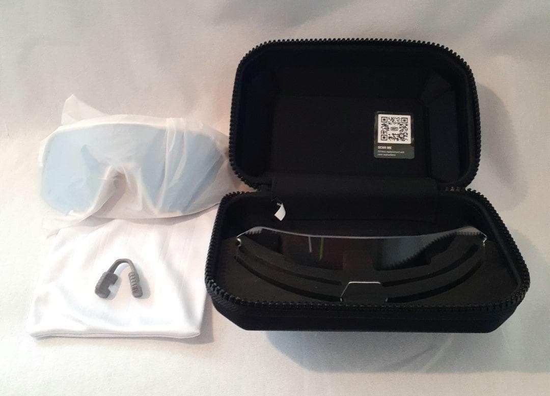 100% S3 ホワイト ブルー ワンハンドレッド サングラス