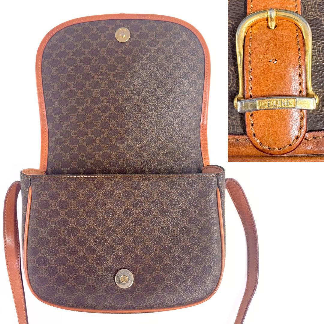 リチギ CELINE セリーヌ ショルダーバッグ ヴィンテージ マカダム柄