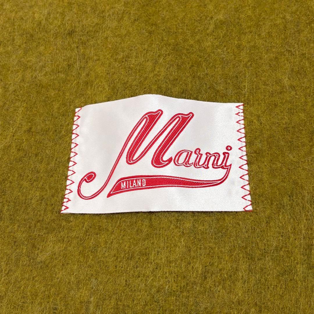 新品未使用✨️マルニ フリンジマフラー アルパカ80% イタリア製 2022製