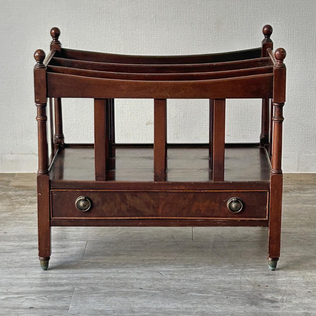 イギリス アンティーク 家具 マガジンラック 1960年頃 721A