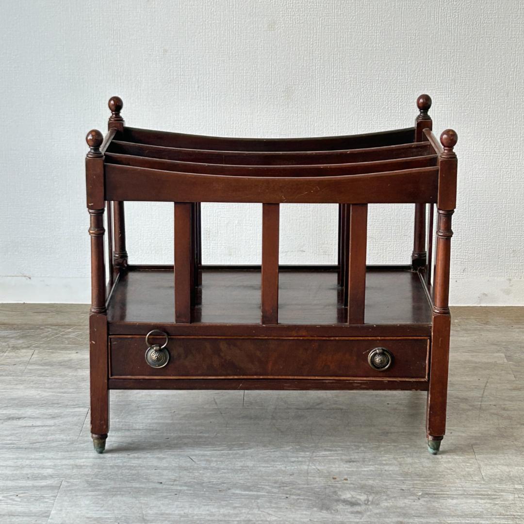 イギリス アンティーク 家具 マガジンラック 1960年頃 721A