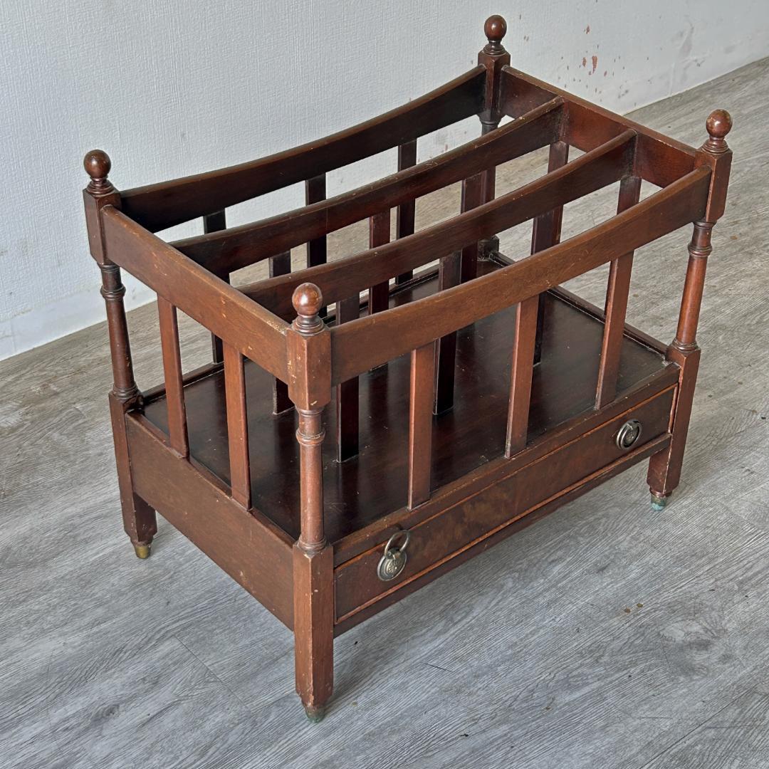 イギリス アンティーク 家具 マガジンラック 1960年頃 721A