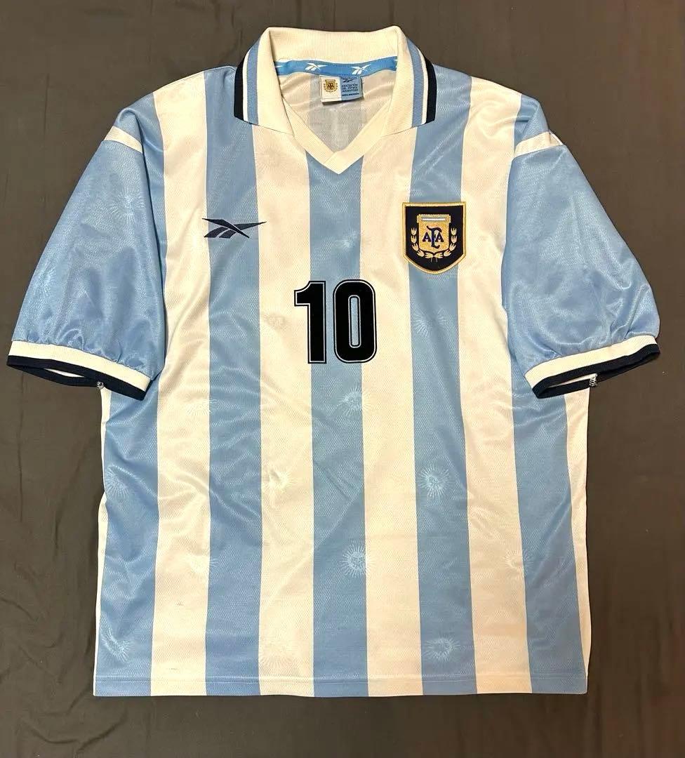 正規品 00/01 アルゼンチン代表 リーボック オルテガ　Lサイズ