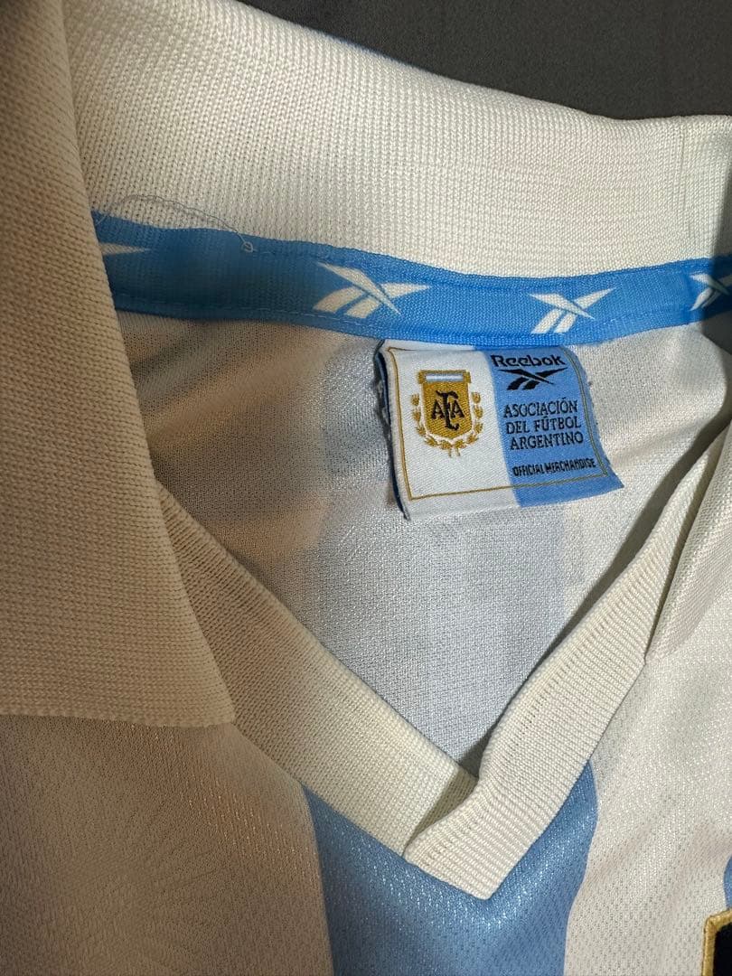 正規品 00/01 アルゼンチン代表 リーボック オルテガ　Lサイズ