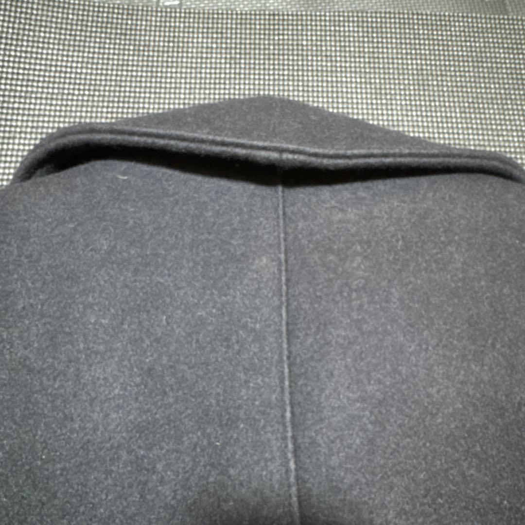 極美品　ショット　ピーコート　ウールメルトン　キルティング　40　USA製　黒