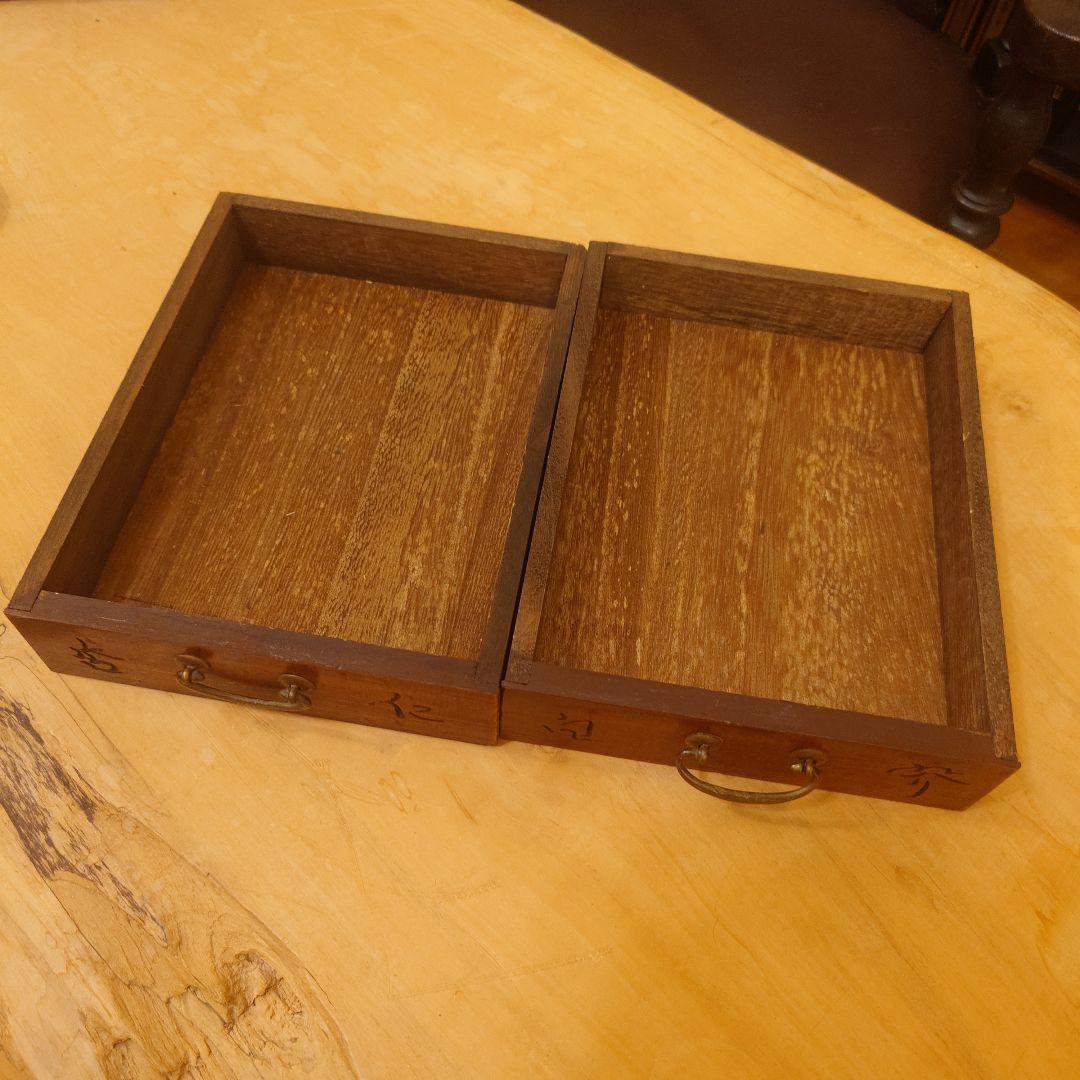 u*4様 アジアンスタイル　薬箪笥　木製収納家具　アンティーク