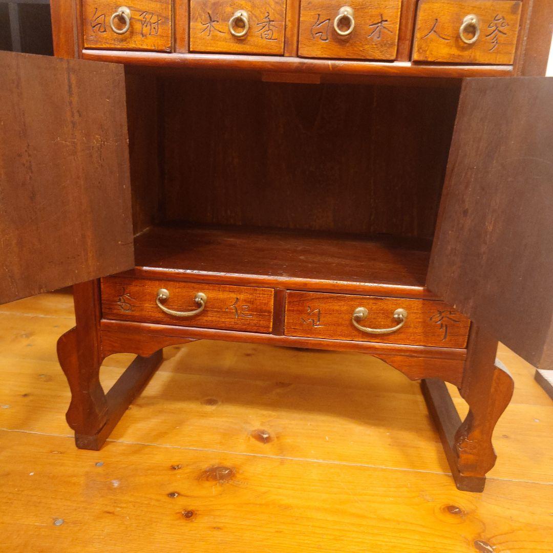 u*4様 アジアンスタイル　薬箪笥　木製収納家具　アンティーク