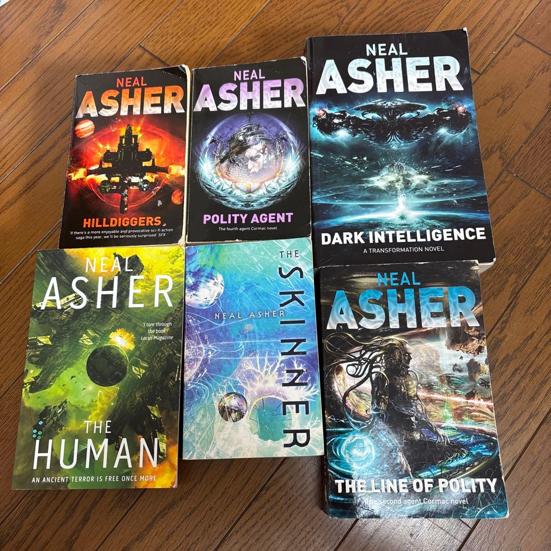 Neal Asher ニールアッシャー SFシリーズ 6冊セット