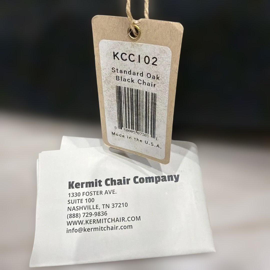 【新品・未使用】カーミットチェア　ブラック　made in USA