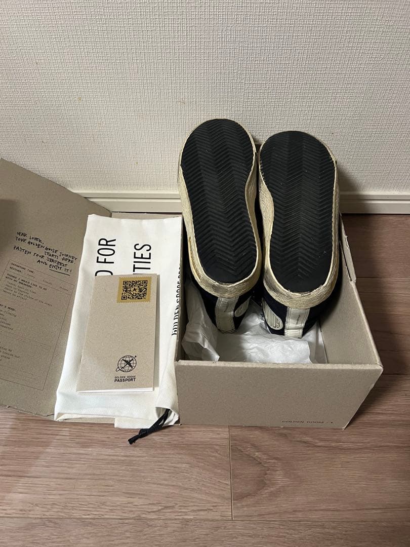 GGDB francy ネイビー ハイカットスニーカー