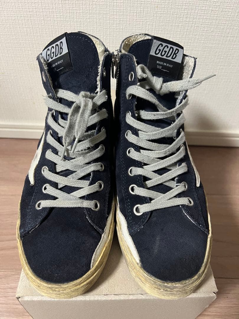 GGDB francy ネイビー ハイカットスニーカー